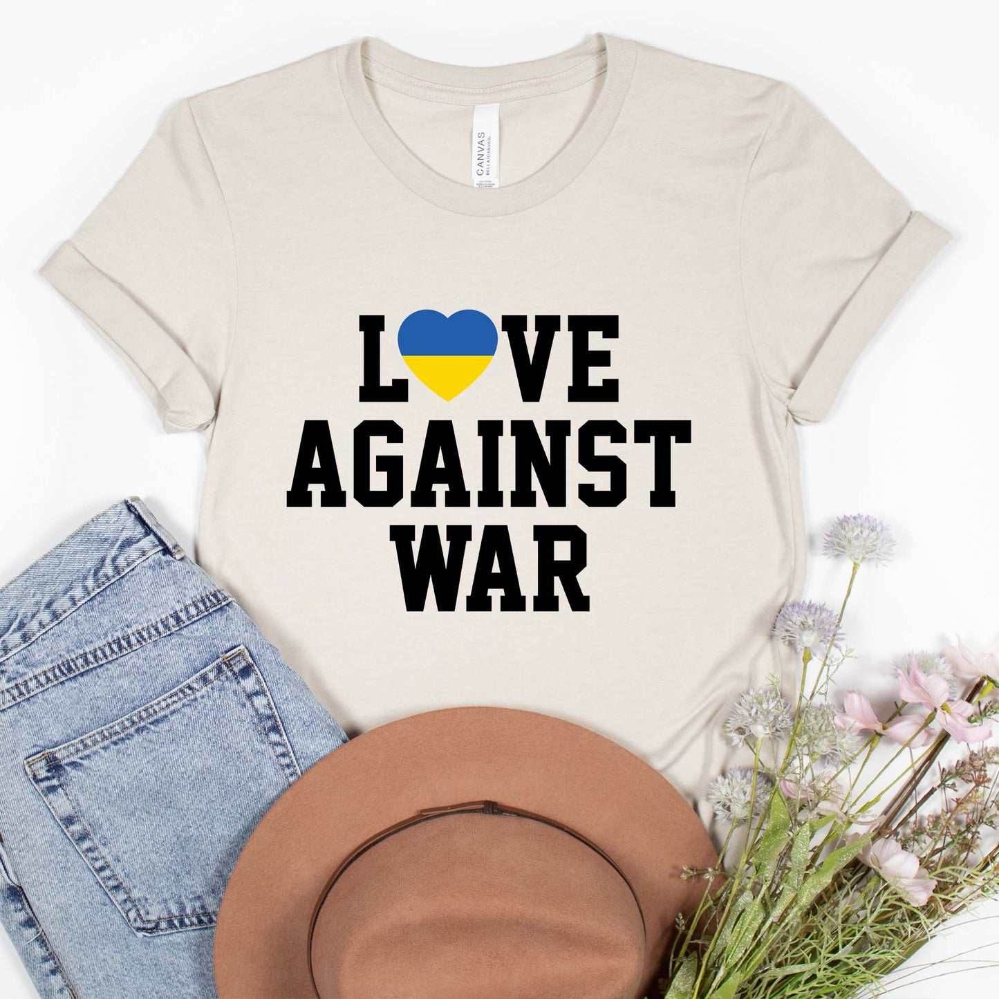 Love Against War Shirt, Ukraine Shirt
