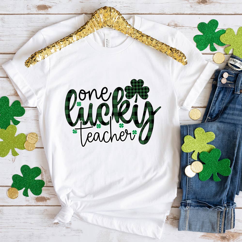 One Lucky Teacher Shirt