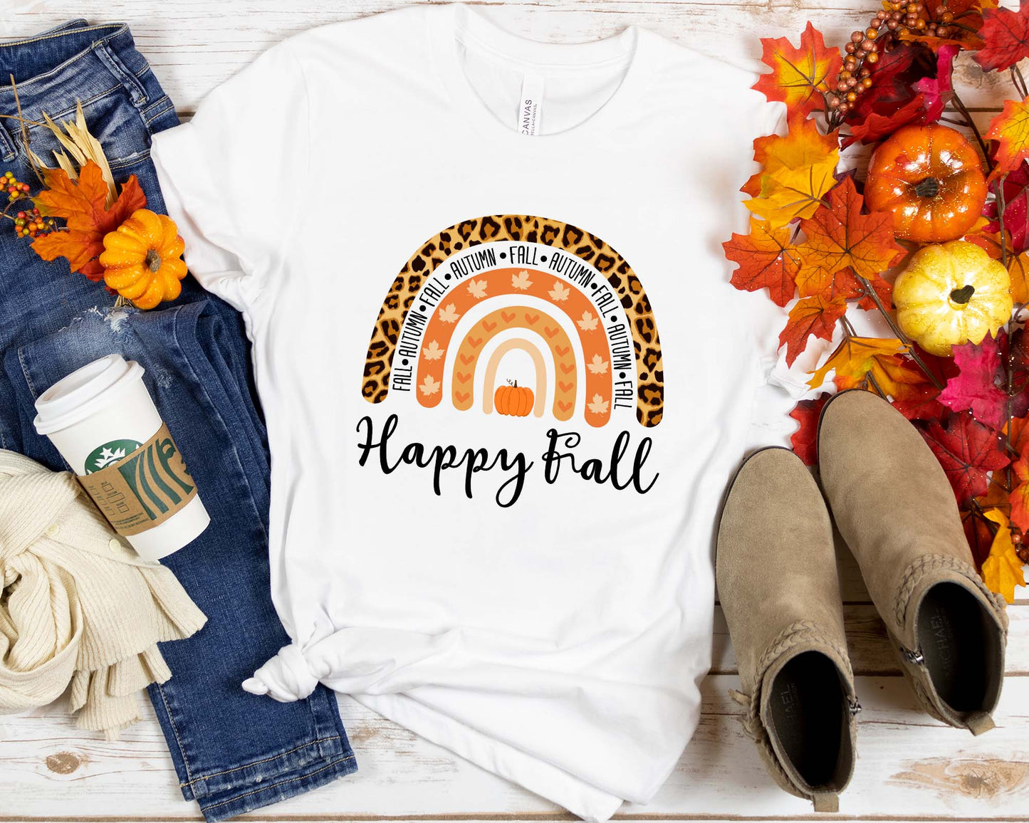 Happy Fall Unisex Graphic Tee