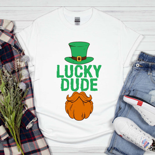 Lucky Dude Shirt, Patrick's Day Shirt